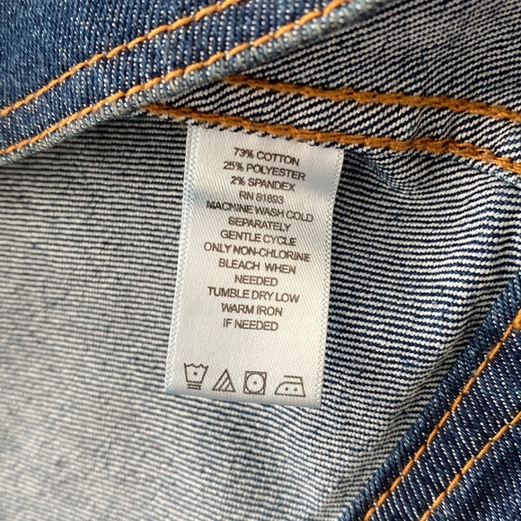 LIZ CLAIBORNE denim jean jacket - Picture 6 of 8